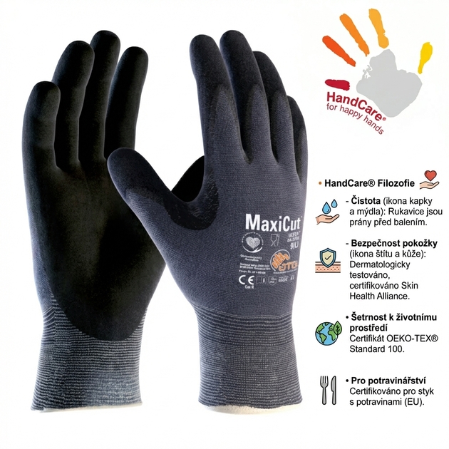 Rukavice protipořezové ATG MAXICUT ULTRA 44-3745 nitril