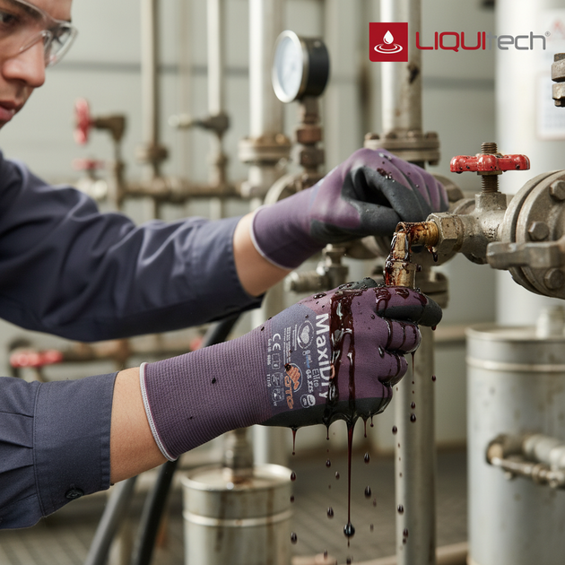 Rukavice povrstvené ATG maxidry elite 64-225 nitril blistr