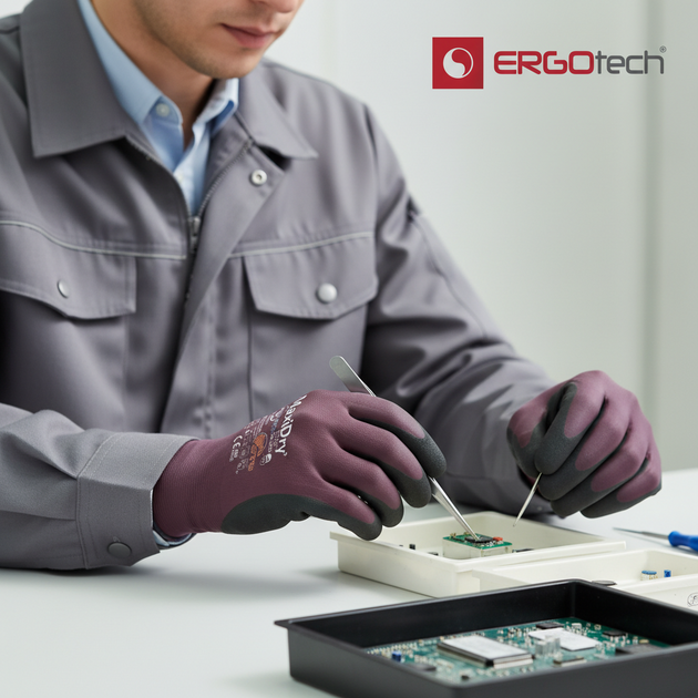 Rukavice povrstvené ATG MAXIDRY ELITE 64-226 nitril