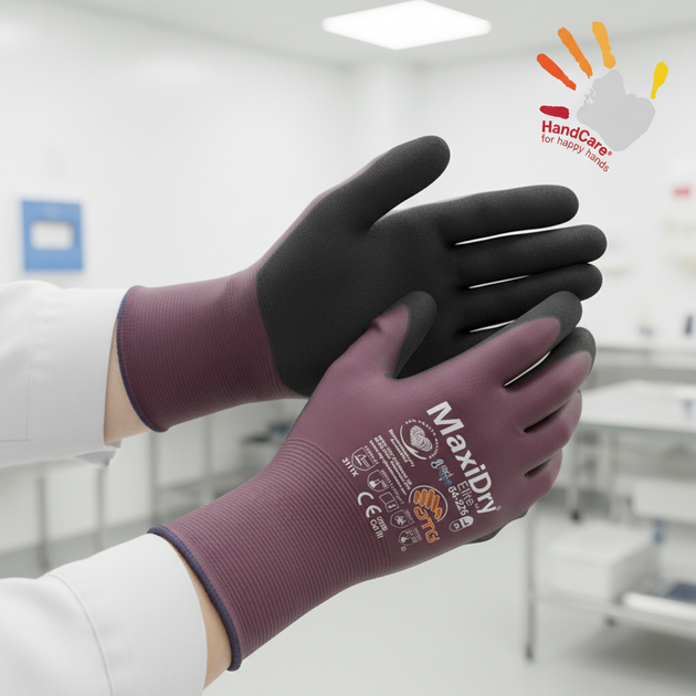 Rukavice povrstvené ATG MAXIDRY ELITE 64-226 nitril