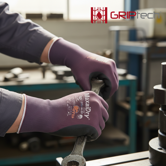 Rukavice povrstvené ATG MAXIDRY ELITE 64-227 nitril