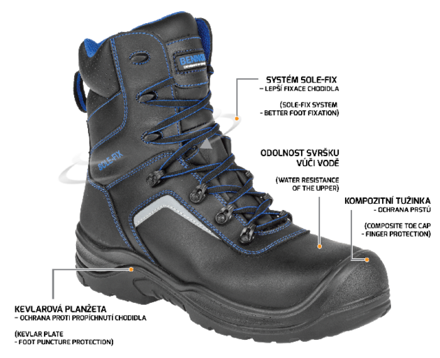 Obuv holeňová BENNON RAPTOR S3 NM SRC