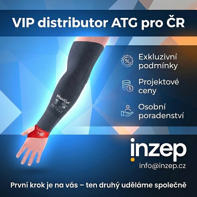 Rukávníky protipořezové ATG MAXI CUT ULTRA 89-5745CH CUT C 1pár 45cm