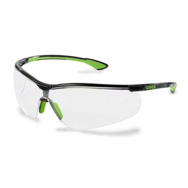 Brýle UVEX SPORTSTYLE černá/zelená čiré