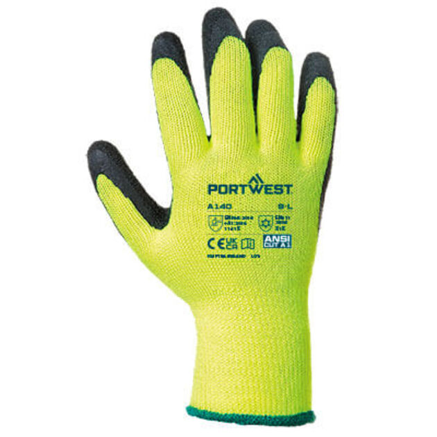 Rukavice zimní Portwest A140 THERMAL GRIP latex