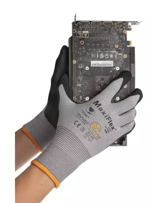 Rukavice povrstvené ATG MAXIFLEX ELITE 34-774 B ESD