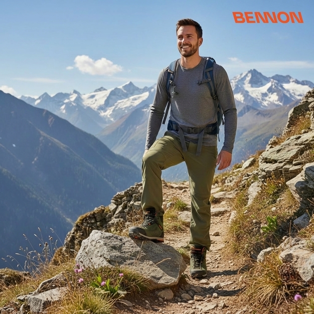 Obuv kotníková BENNON PEAK GREEN HIGH