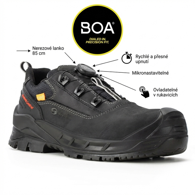 Obuv Sixton BORMIO BOA S3S FO CI SC LG SR ESD
