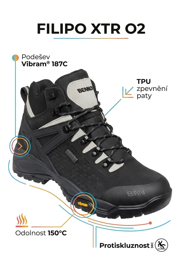Obuv kotníková BENNON FILIPO XTR O2 SRC