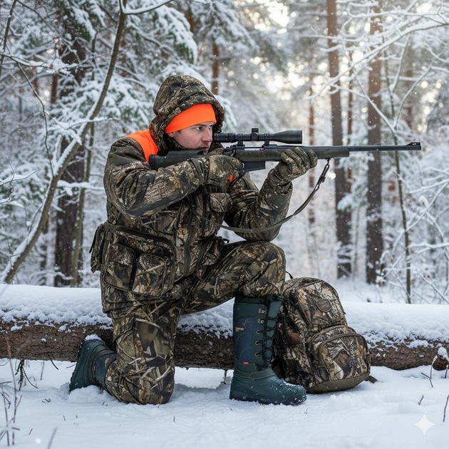 Holínky zateplené DEMAR HUNTER PRO 3811 pánské