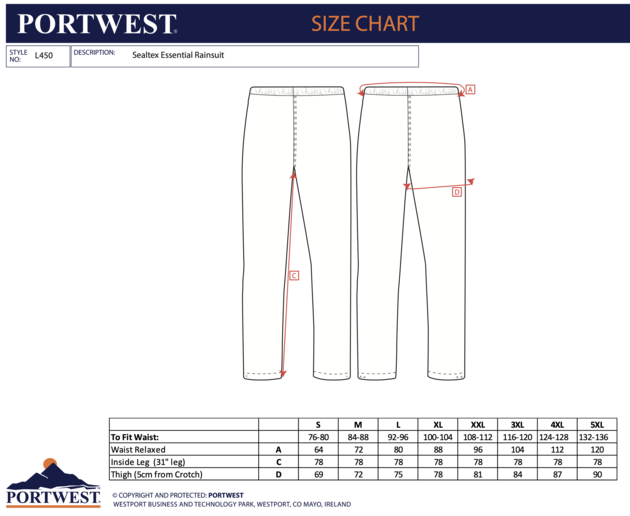 Oblek nepromokavý Portwest SEALTEX stretch L450