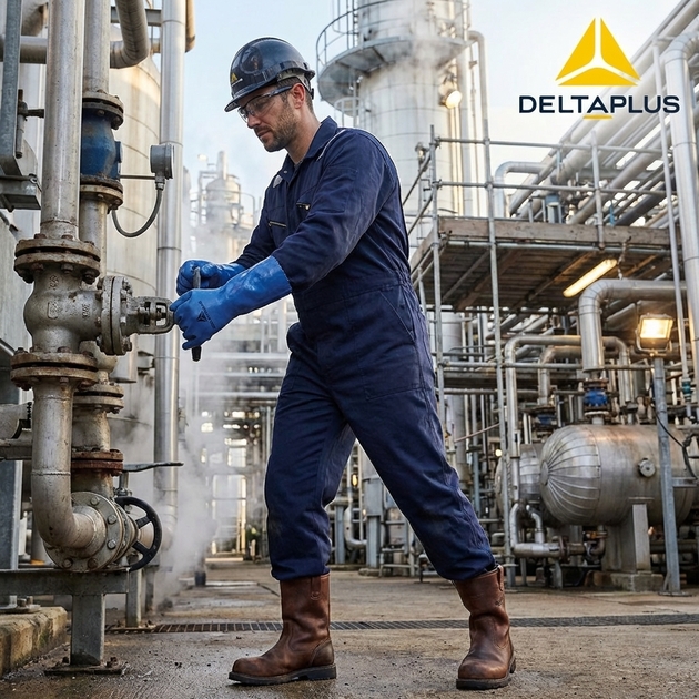 Rukavice gumové DeltaPlus PETRO VE780 PVC