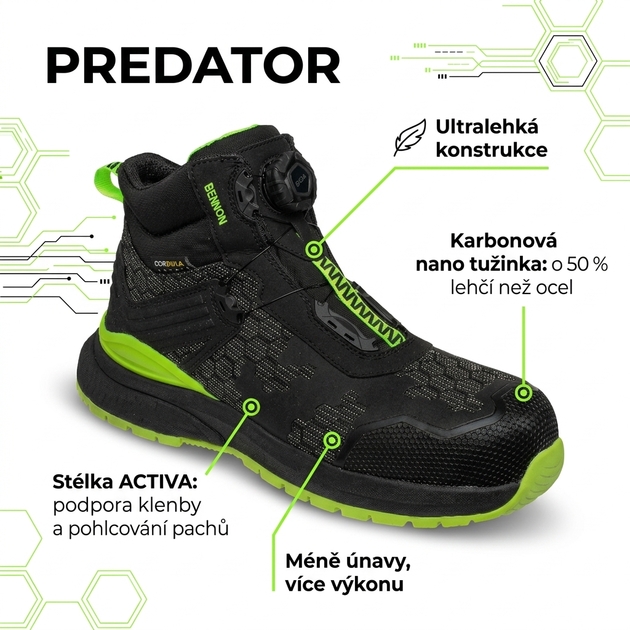 Obuv kotníková BENNON PREDATOR S3 SRC