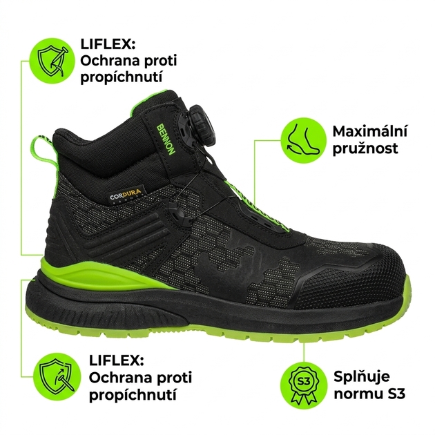 Obuv kotníková BENNON PREDATOR S3 SRC