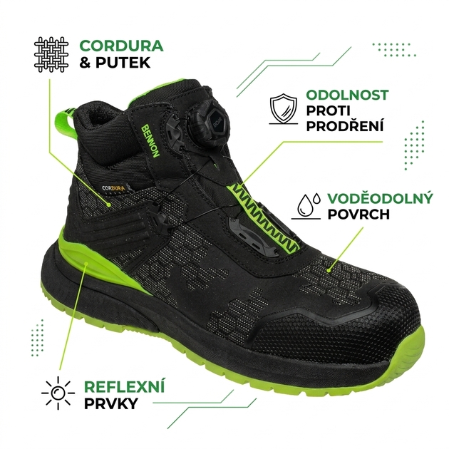 Obuv kotníková BENNON PREDATOR S3 SRC