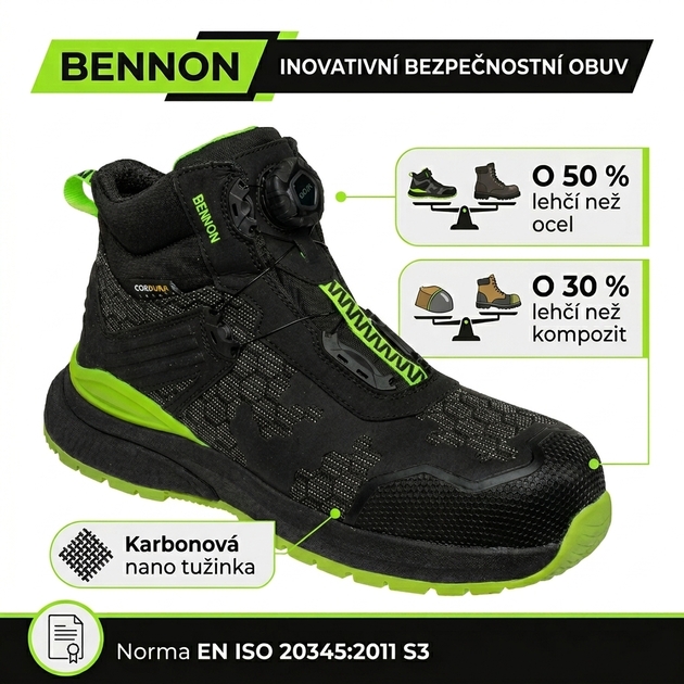 Obuv kotníková BENNON PREDATOR S3 SRC