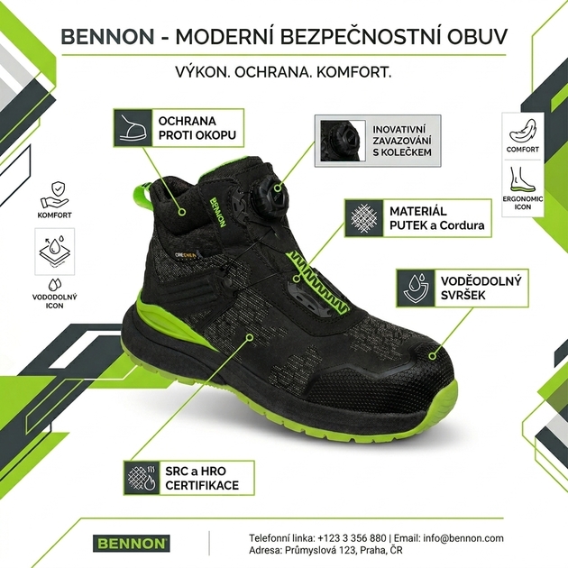 Obuv kotníková BENNON PREDATOR S3 SRC