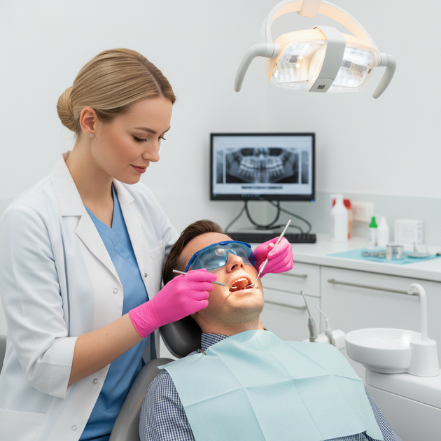 Rukavice jednorázové  NITRYLEX MAGENTA nepudrované nitril 100ks