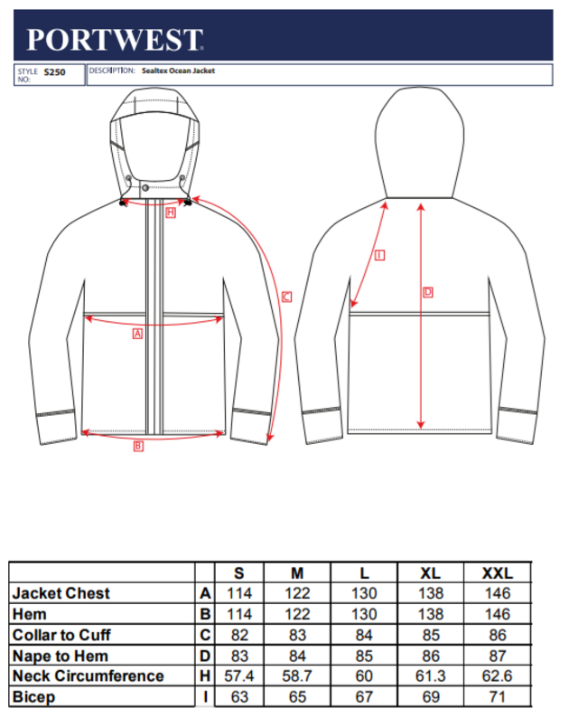 Plášť nepromokavý Portwest Sealtex Ocean S250