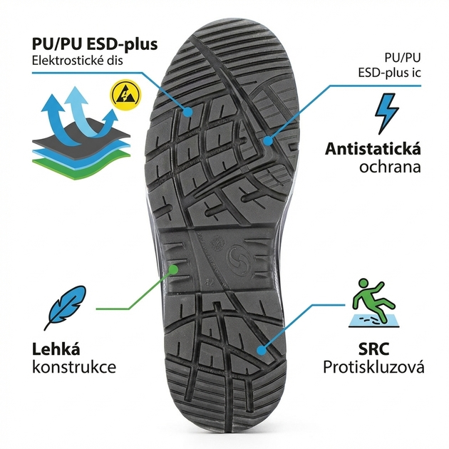 Obuv kotníková Sixton SESTRIERE S3S FO CI SC SR ESD