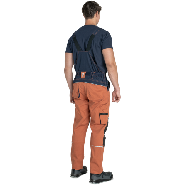 Kalhoty pracovní s laclem  STIRLING STRETCH pánské