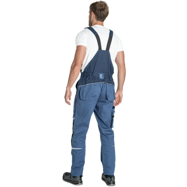 Kalhoty pracovní s laclem  STIRLING STRETCH pánské