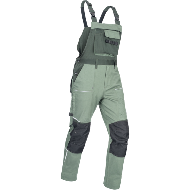 Kalhoty pracovní s laclem  STIRLING STRETCH pánské