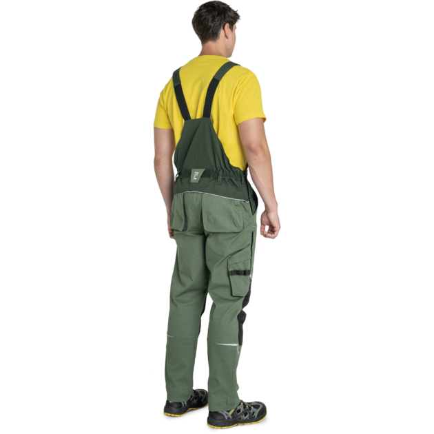 Kalhoty pracovní s laclem  STIRLING STRETCH pánské