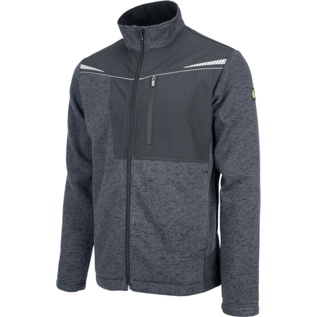 Svetr na zip  STIRLING STRETCH pletený