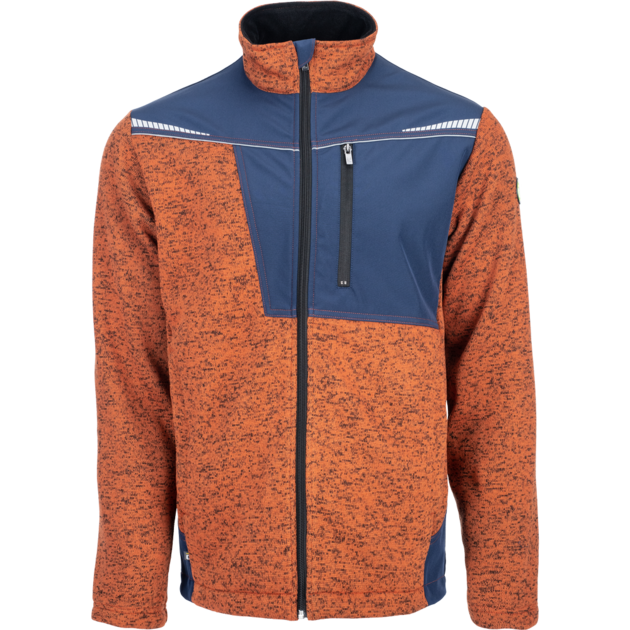 Svetr na zip  STIRLING STRETCH pletený