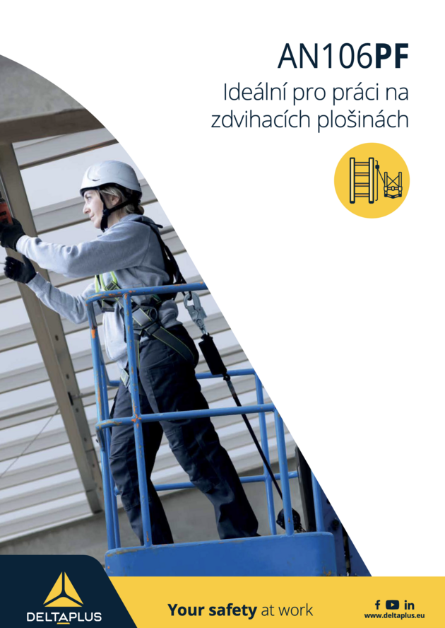 Zachycovač pádu samonavíjecí DeltaPlus MICROBLOC AN106PF 1,8m