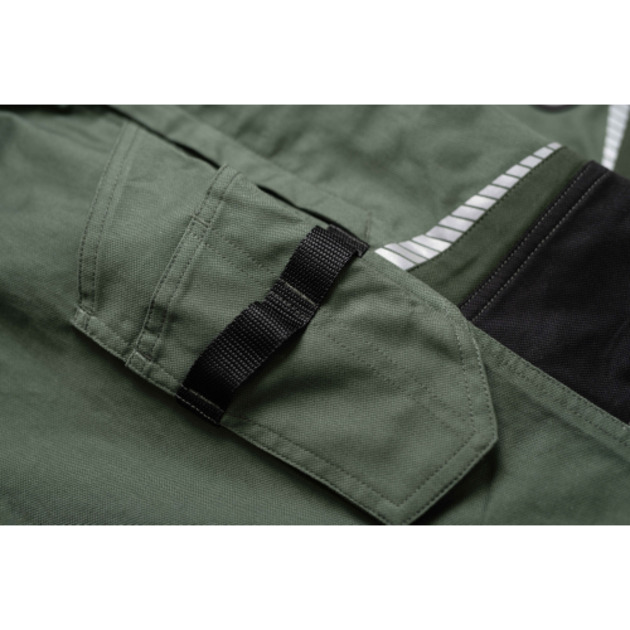 Kalhoty pracovní s laclem  STIRLING STRETCH pánské
