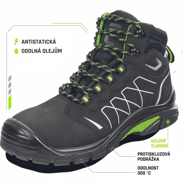 Obuv kotníková  TORNAFORT MF S3 SRC