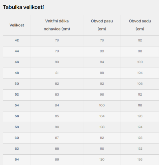 Kalhoty do pasu  EREBOS černé
