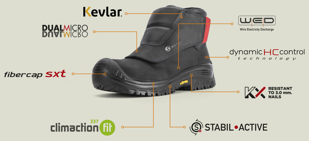 Obuv kotníková svářečská Sixton WELD 2 S3 WG HRO HI CI SRC