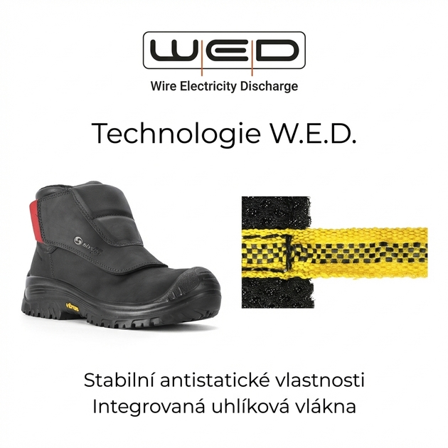 Obuv kotníková svářečská Sixton WELD 2 S3 WG HRO HI CI SRC
