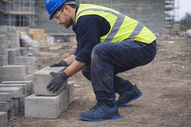 Obuv BENNON KNITTER S1 ESD NM 4WIDE Blue Low