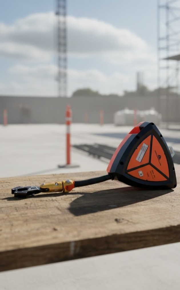 Zachycovač pádu samonavíjecí DeltaPlus PROTECTOR TETRA textilní popruh