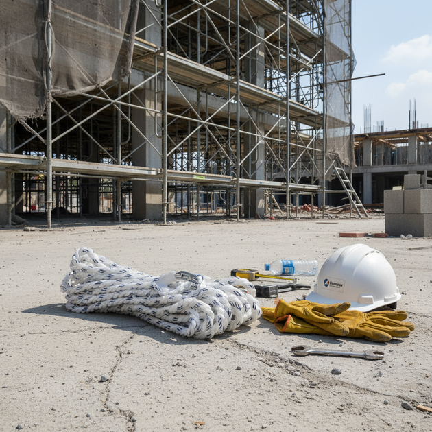 Lano pro ASCORD s karabinou AN002 DeltaPlus Ø14mm