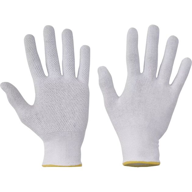 Rukavice povrstvené  BUSTARD EVO PVC terčíky