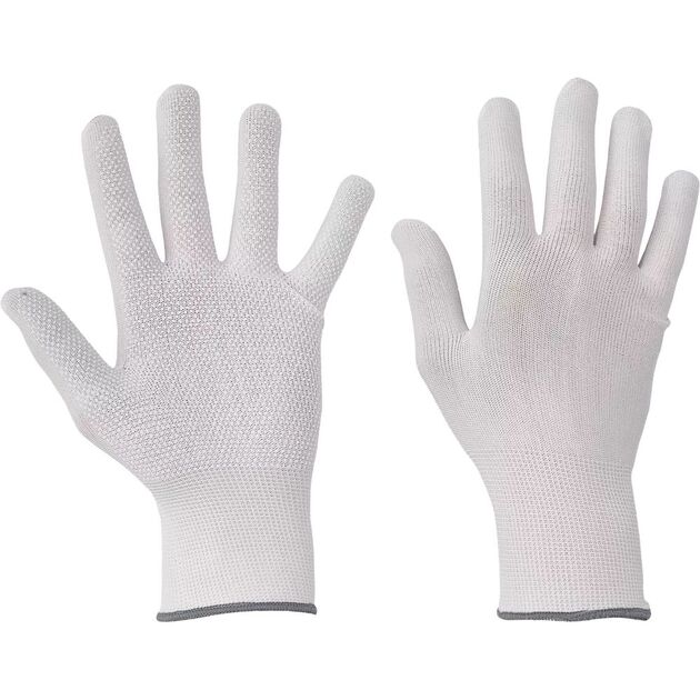 Rukavice povrstvené FF HS-04-015 PVC terčíky