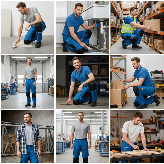 Kalhoty pracovní do pasu CXS STRETCH