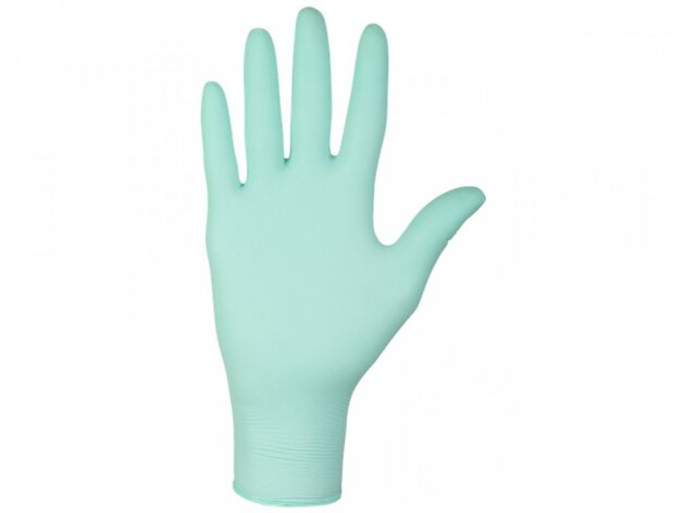 Rukavice jednorázové  NITRYLEX GREEN nepudrované nitril 100ks