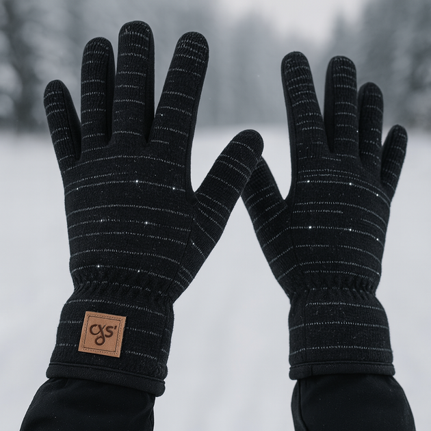 Rukavice textilní zimní CXS EIRIN