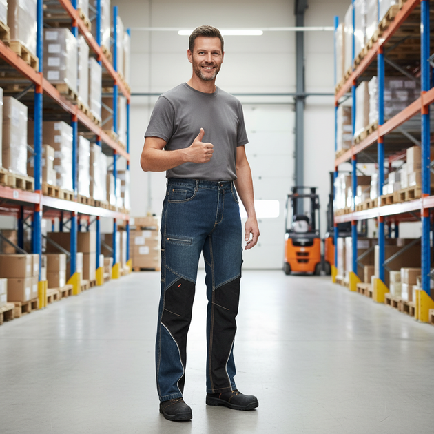 Kalhoty do pasu ISSA JEANS EXTREME