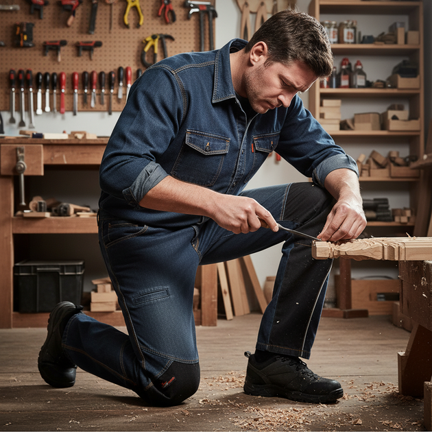 Kalhoty do pasu ISSA JEANS EXTREME