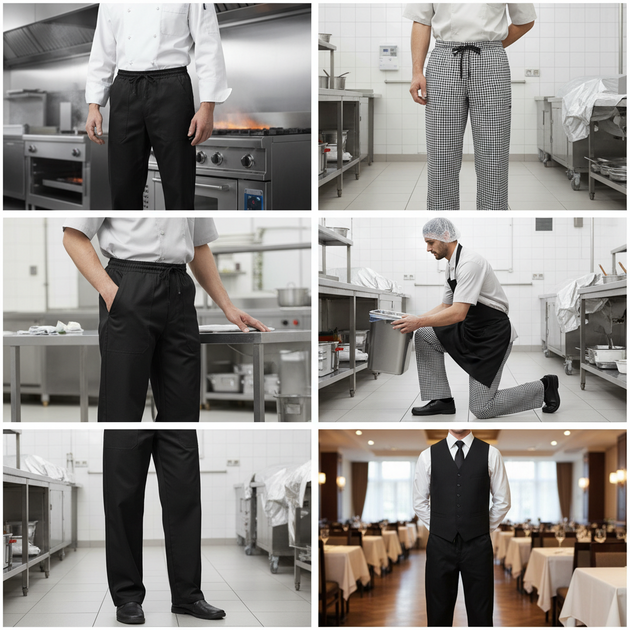 Kalhoty do pasu INZEP KUCHAŘ pánské