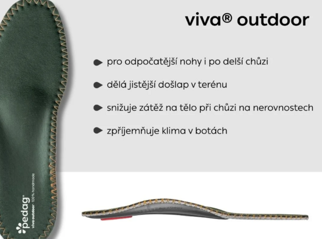 Stélky do obuvi Pedag VIVA OUTDOOR ortopedické