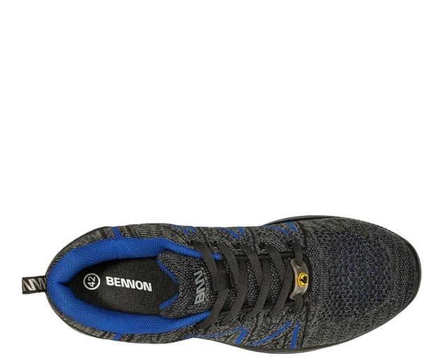 Obuv BENNON KNITTER S1 ESD Blue Low