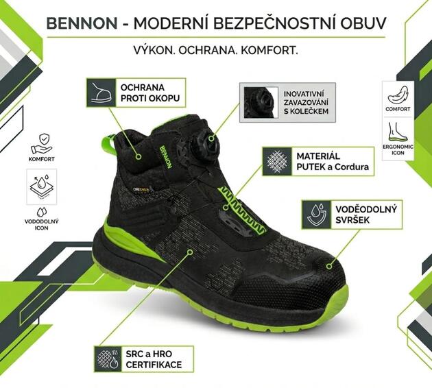 Obuv kotníková BENNON PREDATOR S3 SRC